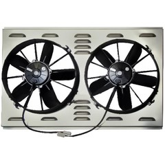 Z40099 Dual High CFM 12″ Electric Fan & Shroud – 17 1/4 x 28 x 4 1/4