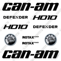 Fits Can-Am Defender XT HD10 Decal Kit ATV – BLACK – 7 YEAR 3M VINYL!