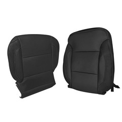 Driver Perforated Leather Seat Cover Black 2015-2019 Silverado Yukon Sierra