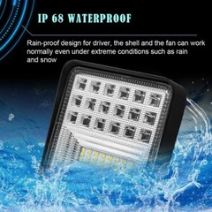 Fit LED Forklift Front Light 12V 24V Loader Headlight Excavator WorkLight