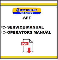 New Holland TD5040 Tractors Service Repair Operators Owners Shop Manual PDF USB