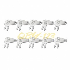 10 Master Battery Disconnect Keys Heavy Equipment 8H-5306 For Caterpillar CAT