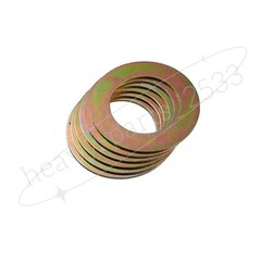 6pc 50mm x80mm x2mm Bucket Pin Shim Iron Excavator Skid Steer For Komatsu