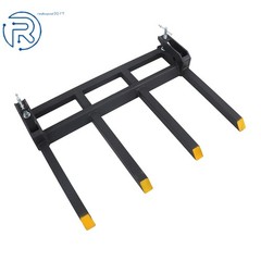 42″ Universal 2500lbs For Tractor Skid Steer Buckets Clamp on Heavy Debris Fork