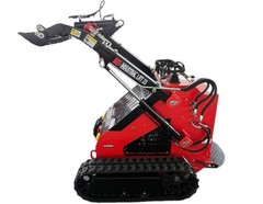 AGT LRT23 1 Ton Mini Skid Steer Loader with RATO R740 Engine Stand Behind