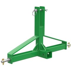 3 Point Hitch 2” Trailer Receiver Hitch Tow Drawbar Category 1 Tractor Adapter