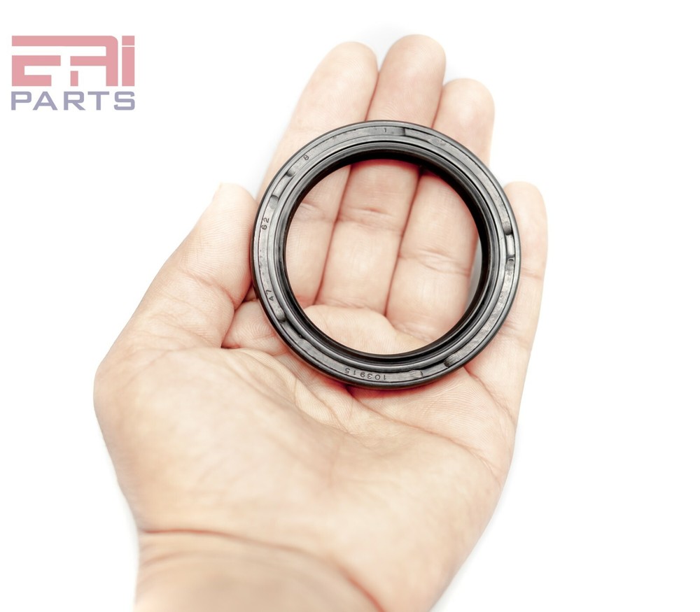 EAI Metric Oil Shaft Seal 47X62X8mm Dust Grease Seal TC Double Lip w/ Spring
