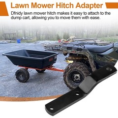 Lawn Mower Hitch for Agri-Fab 23475, Garden Tractor Trailer Hitch, Black