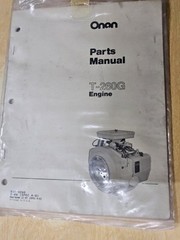 ONON T-260G Engine Parts Manual, 2/1989