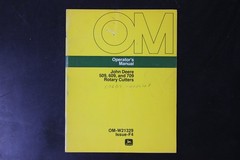 John Deere Operator’s Manual 509 609 709 Rotary Cutters OM-W21329 F4