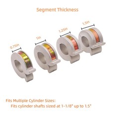 EVYLNORRS Cylinder Stroke Reducer, Fit Shaft Sizes 11/8 to 1.5 Inches, Stroke…