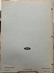 Ford 2000 3000 4000 5000 7000 All Purpose Row Crop Tractors Repair Time Schedule