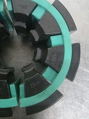 LARGE EATON WEATHERHEAD HYDRAULIC Z-FITTING CRIMP DIE SET 12Z