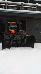 Temco Snowblast 8600A Snowblower with 6” Bolt-On Extensions
