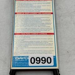 DAYCO Top Cog Gold Label Automotive Belt 17375 13A0950 Heat Resistant Durable