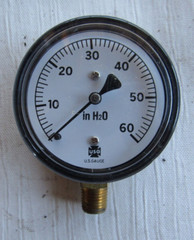 Ametek Gauge 0/60 in. H2O Gauge 162787