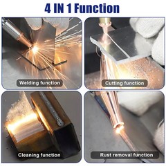 1500W 4in1 Raycus Handheld Laser Welder Laser Welding Cutting Cleaning Machine