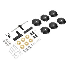For Universal Adjustable 20” Rear Steel Disc Harrow Steel 6 Pcs 10″ Disc Plow