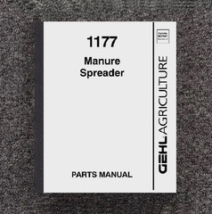 1177 Manure Spreader Agriculture Service Parts Manual Fits Gehl 1177 907541 B