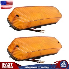 2×Warning Cab LED Amber Light For John Deere 50 Series 4050 4250 4450 4650 4850