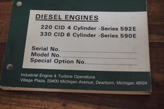 OEM – Ford Industrial 220 & 330 Diesel Engines Service Manual for 590E & 592E