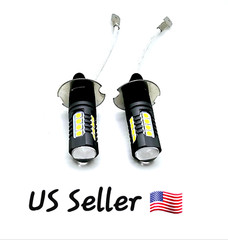 2 Super LED light bulbs for McCormick Tractor (2002-Newer) pn 42570987 12v 55w