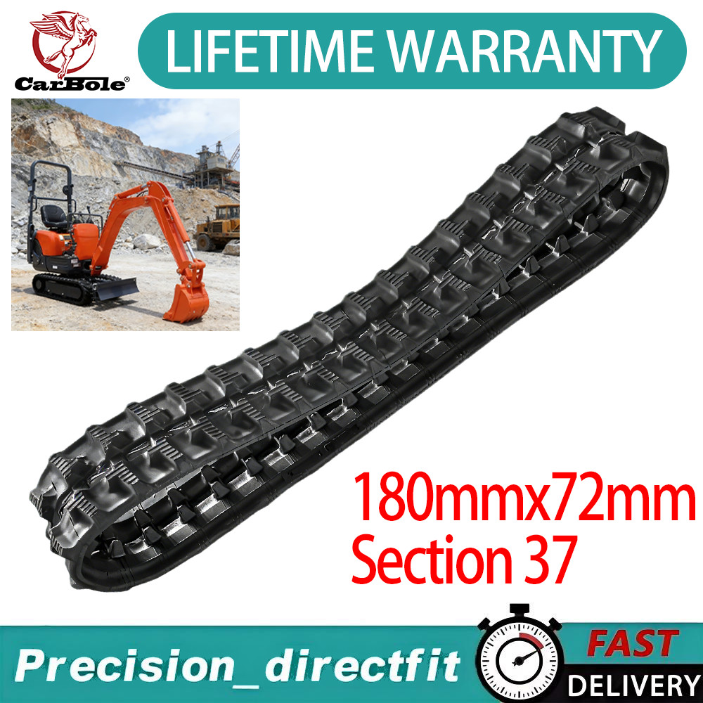 New 180*72*37mm Size Rubber Tracks for Mini Excavator AGT H12/ H12/ DM12-C/ H15