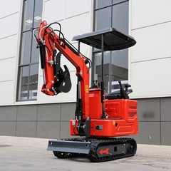 1.4Ton Mini Excavator KUBOTA Diesel Engine with Auger Drill Tracked Diggers USA