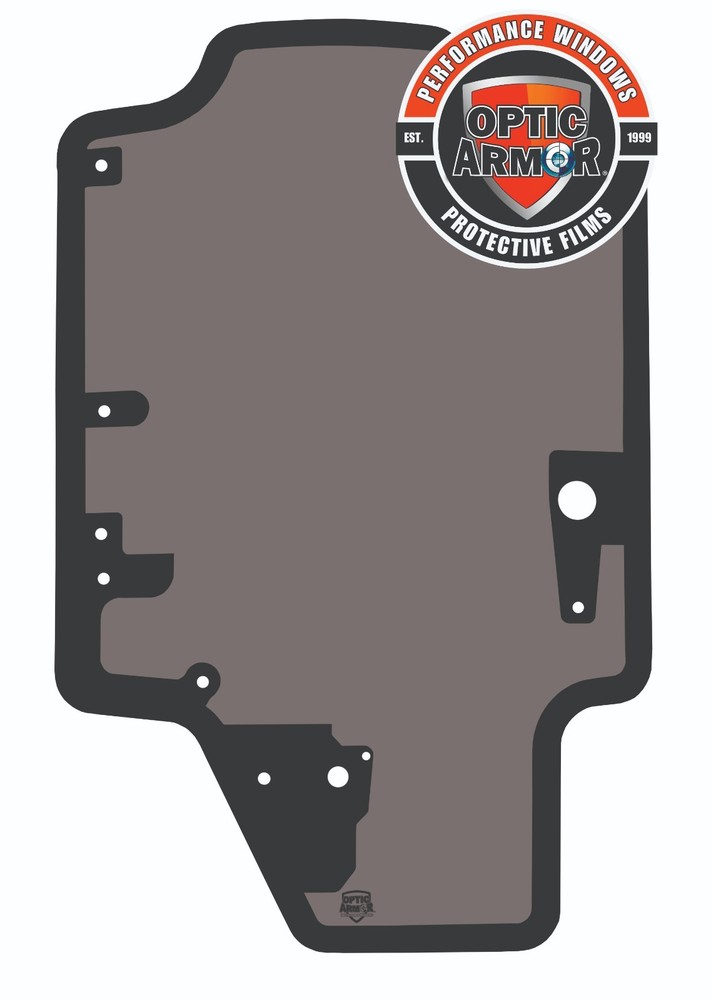 OPTIC ARMOR CASE SR SV TR TV SKID STEER HEAVY DUTY DOOR POLY TINTED