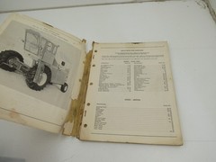 New Idea 706D Uni-Power Unit Perkins Diesel Parts List Catalog Manual