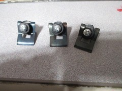 3) FARMALL CUB, A, B,C,H,M LIGHT TREMINAL & CLIP #68417D, TEAR DROP LIGHTS NEW