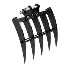Rake Attachment Tools For Mini Excavator 1-1.5 Ton Excavator Digger Heavy-duty