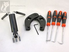 Skid steer-Compact tractor loader cylinder tool kit, Gland Wrench Seal Installer