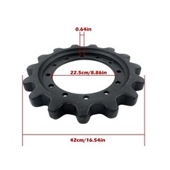 12 Holes Drive Sprocket For CAT 259D,259B3,239D,239D3,249D,249D3 #304-1870