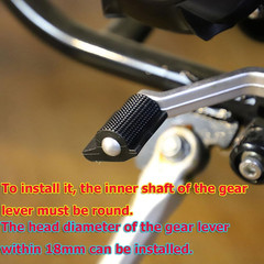 Motorcycle Shifter Cover Peg Rubber Sleeve – Anti-Slip Gear Lever Protector