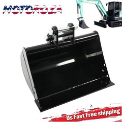 500mm Fits For Mini Excavator Plain Bucket Grading Flat Attachment US