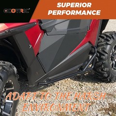 Black Nerf Bars for 2014-2023 Polaris RZR XP 1000 Turbo S Rock Sliders
