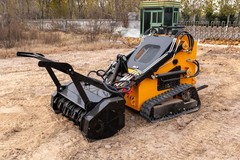 MINI Skid Steer Loader 32” Forestry Mulcher Attachment USA STOCK