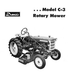 IH International Danco Model C-3 Rotary Mower Brochure Farmal Cub Lo-Boy Tractor