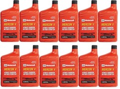 Motorcraft Mercon V Transmission Fluid XT5QMC Case 12 Quarts for Ford Vehicles