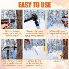 15 Sets Maple Syrup Tree Tapping Kit – 15 5/16″ Ta