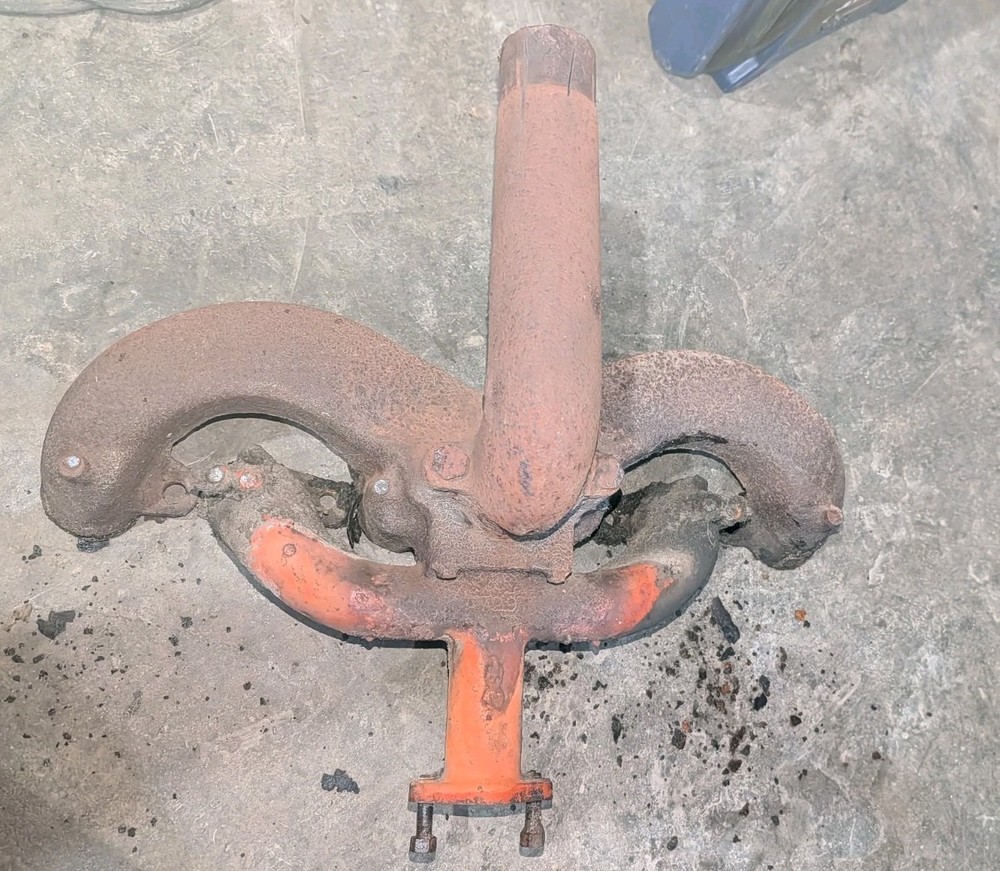 Case 411 Tractor 251 Engine Original Exhaust & Intake Manifold Ji Case Part