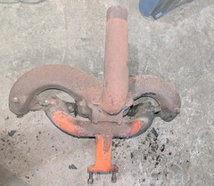 Case 411 Tractor 251 Engine Original Exhaust & Intake Manifold Ji Case Part