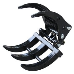 Heavy Duty Mini Excavator Wood Grapple Attachment Fits 0.8-1.5 Ton Mini Digger