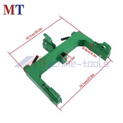 3 Point Quick Hitch 3000 Lbs For Cat 1 & 2 Tractors With 2″ Receiver Hitch
