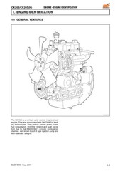 3C 3A 4A 3B 4B Series Industrial Diesel Engines Workshop Manual Fits Daedong 261