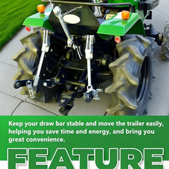 For Kubota B-Series Compact Tractors Category 1 3 Point Hitch Kit #HIF10-0013