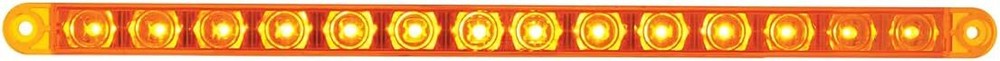 12 Inch Amber Led Vehicle Accent Light Bar For Stop Turn Tail Clearance