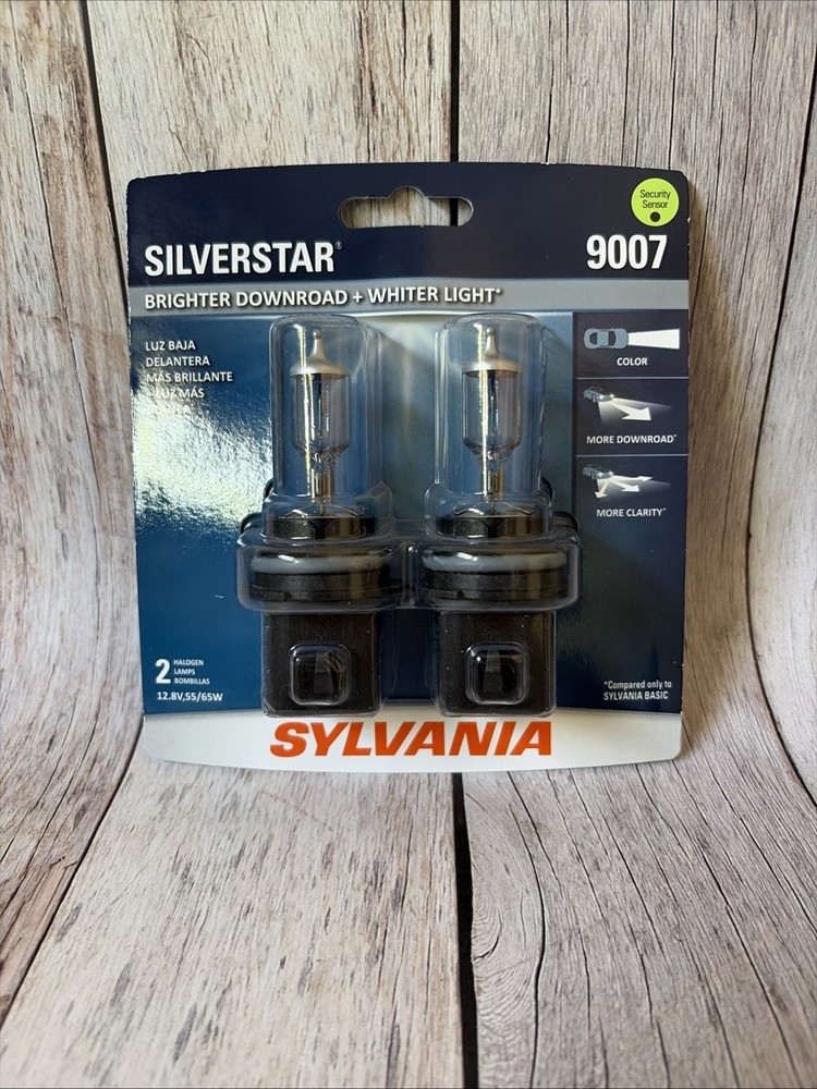 SYLVANIA 9007 SilverStar High Performance Halogen Headlight Set 2 Bulbs (NEW)