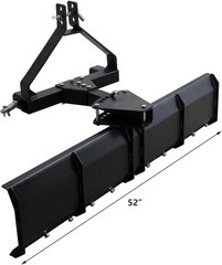 52in 3-Point Tractor Rear Grading Blade For Grading And Scraping for CAT 0 & 1